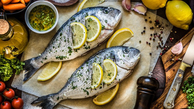 Grilled fish