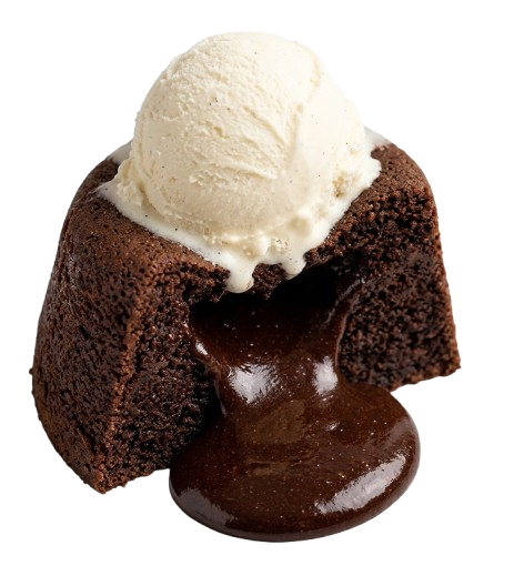 Molten Lava With Ice cream